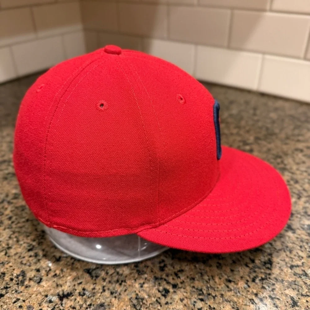 Cleveland Indians New Era 59FIFTY Hat Cap 7 1/2 Made‎ in USA MLB Baseball